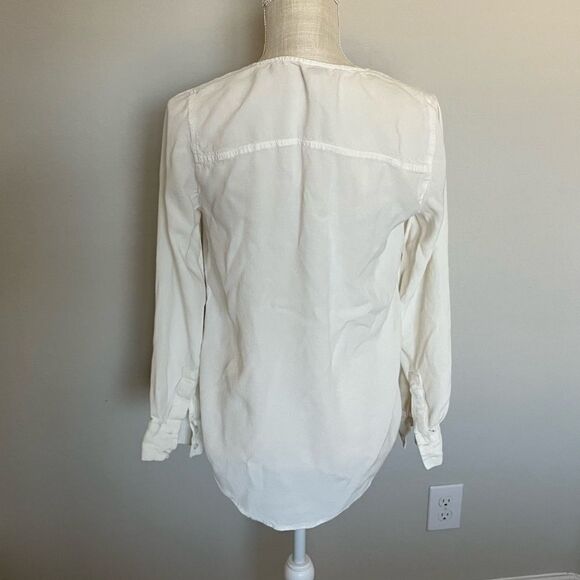 J. Crew White Top Size Small - Picture 4 of 5